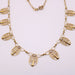 Necklace Antique necklace, Drapery, 18 carat yellow gold, Filigree 58 Facettes