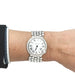 Cartier “Ballon Blanc” watch in white gold and diamonds. 58 Facettes 31118