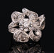 Bague 48 Bague ancienne diamants volutes 58 Facettes 22-083