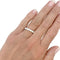 Bague 50 Alliance diamants baguette platine. 58 Facettes 31486