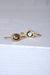 Gold and enamel poissard earrings 58 Facettes