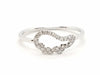 Ring 54 Angel Wing Ring White Gold Diamond 58 Facettes 579296RV
