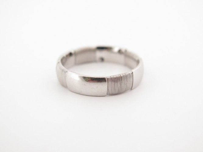 Bague 61 HERMES - Bague Or blanc 58 Facettes 242678