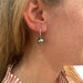 Earrings White gold earrings, diamonds, pearls. 58 Facettes 31488
