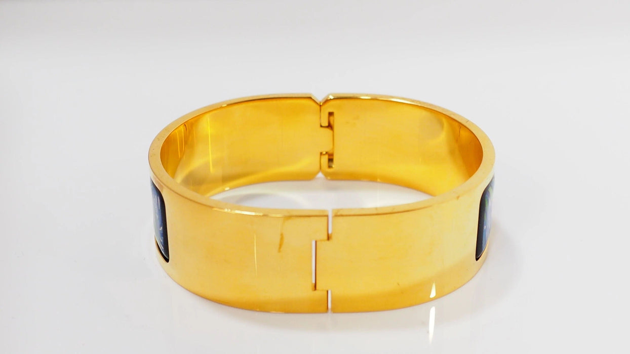 Bracelet Frey Wille - Bracelet jonc Plaqué Or jaune, émail 58 Facettes 32054