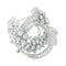 Broche Broche "Volute" en platine or blanc, diamants. 58 Facettes 31490