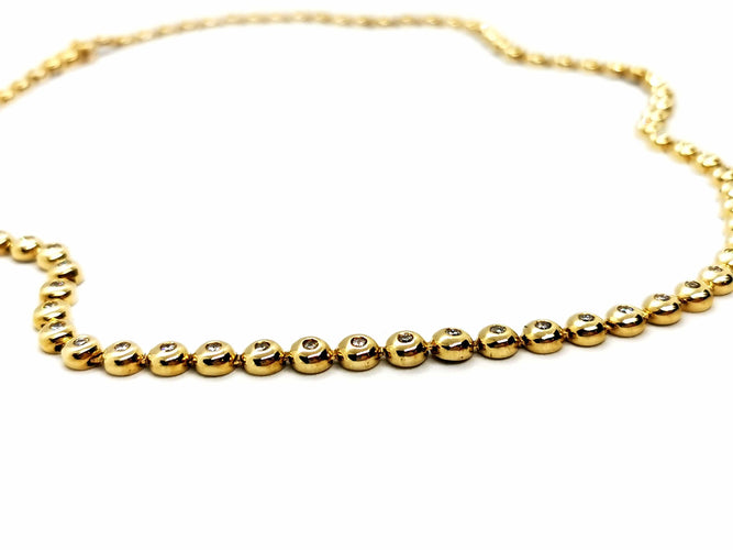 Collier Collier Or jaune Diamant 58 Facettes 1157624CN