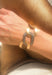 Bracelet Bracelet or rose et diamants blancs et cognacs de la maison Pomellato 58 Facettes