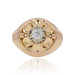 Ring 55 Vintage rose gold diamond ring 58 Facettes 21-354