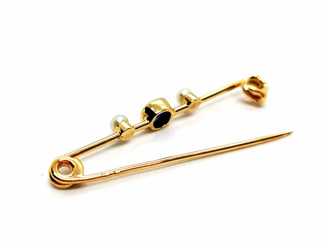 Broche Broche Or jaune Saphir 58 Facettes 1752244CN