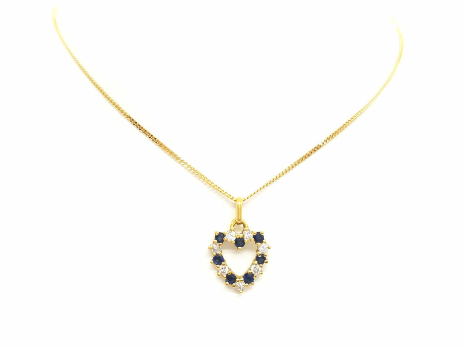 Collier Collier Chaîne + pendentif Or jaune Diamant 58 Facettes 06593CD