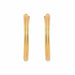 Boucles d'oreilles Or Jaune BOUCLES D’OREILLES CRÉOLES STRIÉS OR 58 Facettes BO/220064