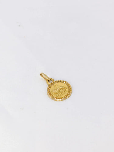 Médaille Zodiaque Augis Or jaune signe du Lion