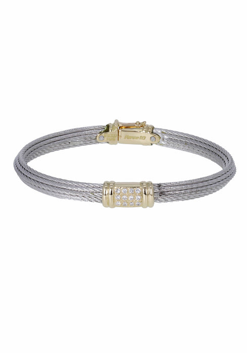 Bracelet Bracelet FRED Force 10 Vintage en Acier, Or Jaune 750/1000 58 Facettes 62608-58492