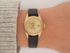 Vintage watch ROLEX oyster perpetual datejust 18k gold diamonds automatic 58 Facettes 257565