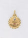AUGIS pendant - Love medal More than yesterday less than tomorrow Yellow gold Ruby 58 Facettes J233