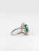 Ring Emerald and diamond daisy ring 58 Facettes 617