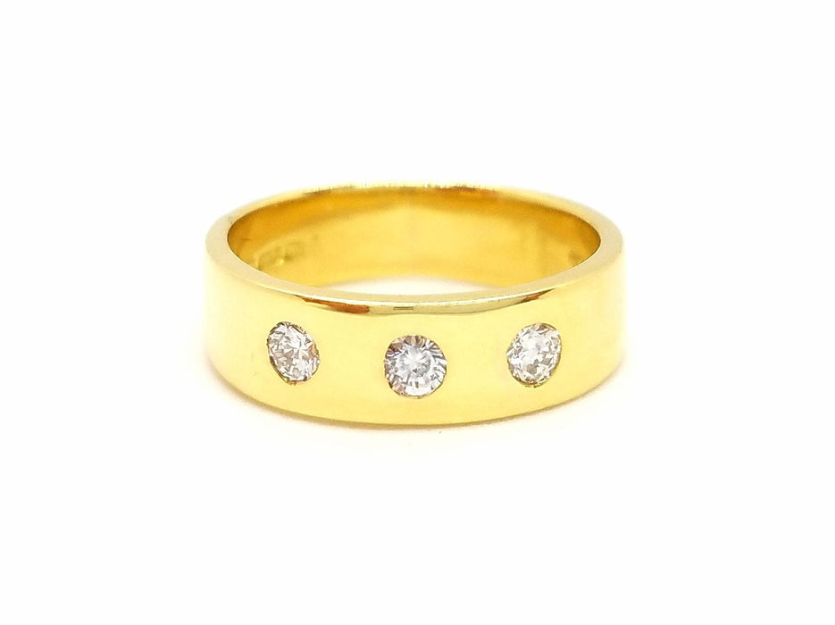 Bague 50 Bague Or jaune Diamant 58 Facettes 757306CN