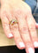 Bague 57 Bague tête de panthère pierres 58 Facettes