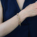 Bracelet Antique rose gold bracelet and cabochon sapphires 58 Facettes 22-076