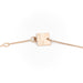 Ginette NY Necklace Mini Baguette Necklace on Chain Rose gold 58 Facettes 2199948CN