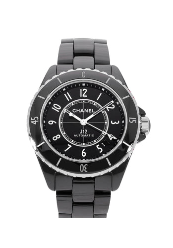 Montre Montre CHANEL J12 Noire Calibre 12.1 38 mm Mouvement Automatique Certifié (COSC) H5697 58 Facettes 63001-59114