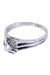 Bague 62 Solitaire en Or blanc & Diamants 58 Facettes 067201