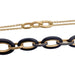 Pomellato "Victoria" long necklace in pink gold, black diamonds, jet. 58 Facettes 33419