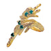 Ring 50 Chaumet ring yellow gold, emeralds. 58 Facettes 32920