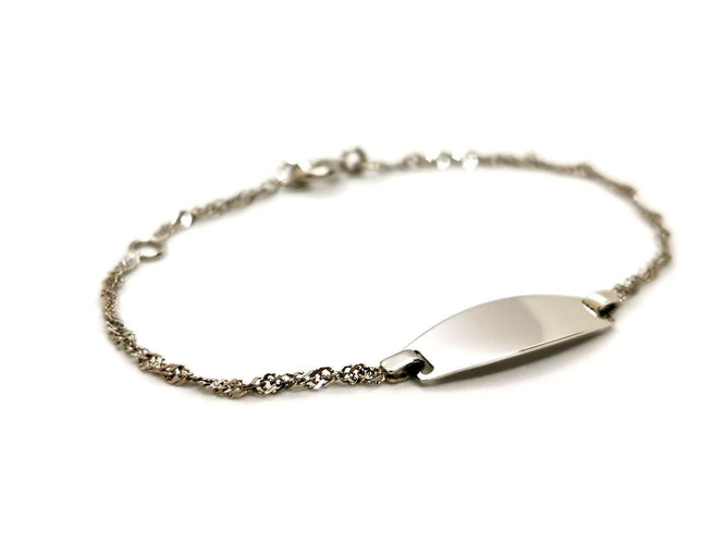 Bracelet Bracelet Gourmette Or blanc 58 Facettes 1152867CD