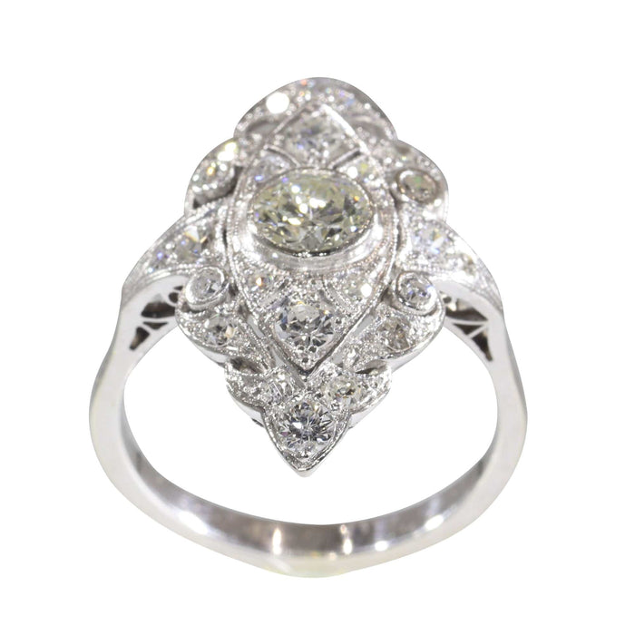 Bague 54 Bague diamant vintage 58 Facettes 22133-0305