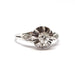 Ring Vintage diamond ring in white gold 58 Facettes