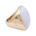 Ring 53 Pomellato ring, "Victoria", pink gold, cacholong. 58 Facettes 33222
