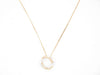 POIRAY pendant necklace PM braid diamonds 18k gold 9k chain 58 Facettes 258175