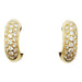 Boucles d'oreilles Boucles d'oreilles deux ors et diamants. 58 Facettes 30714