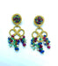 Earrings Dangle earrings Ruby Sapphires Emeralds Pearls 58 Facettes