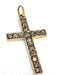 Pendentif Croix chrétienne en diamants 58 Facettes