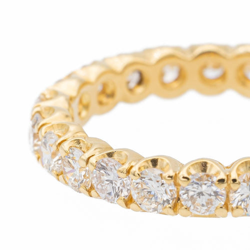 Bague 47 bague Alliance américaine Or jaune Diamant 58 Facettes 2537615CN