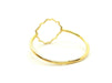 Bague 53 Bague Transparence Or jaune 58 Facettes 578926RV