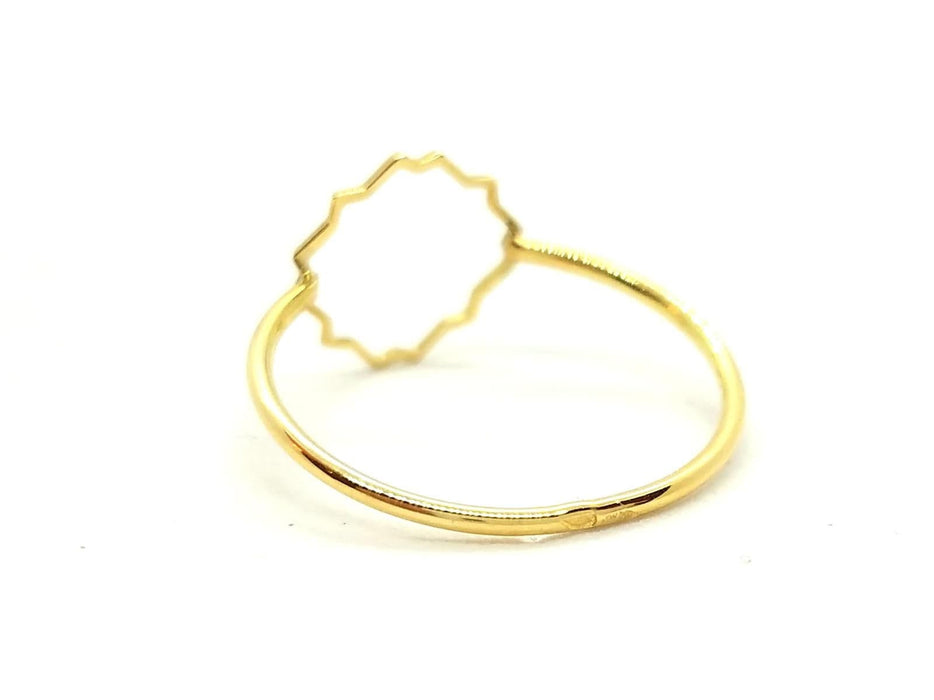 Bague 53 Bague Transparence Or jaune 58 Facettes 578926RV