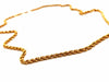 Necklace Rope mesh necklace Yellow gold 58 Facettes 1637044CN