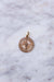 Ancient Virgin Mary medal pendant in pink gold 58 Facettes