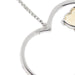 Collier Collier Coeur diamants et citrine 58 Facettes 28512