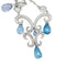 Boucles d'oreilles Boucles d'oreilles Chopard "Copacabana" en or blanc, diamants, saphirs. 58 Facettes 31568