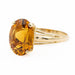 Ring 59 Ring Yellow gold Citrine 58 Facettes 2130442CN