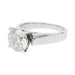 Bague Bague diamant 2,01 carats, en or platine. 58 Facettes