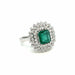 Bague 52 Bague Diamants Emeraude 58 Facettes