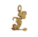 Yellow gold sitting poodle charm pendant 58 Facettes 23-215