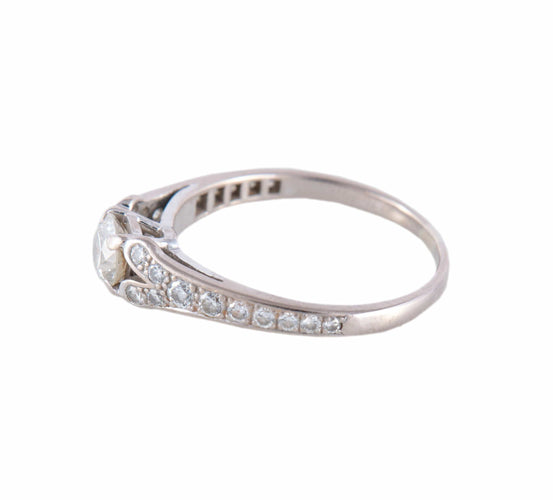 Bague BAGUE SOLITAIRE DIAMANTS 0.50ct 58 Facettes BO/220103