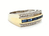Ring 60 Ring Yellow gold Sapphire 58 Facettes 00579CN